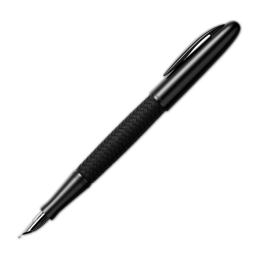 Porsche Design TecFlex P'3110 Black Fountain Pen - 18K Medium - KSGILLS.com | The Writing Instruments Expert