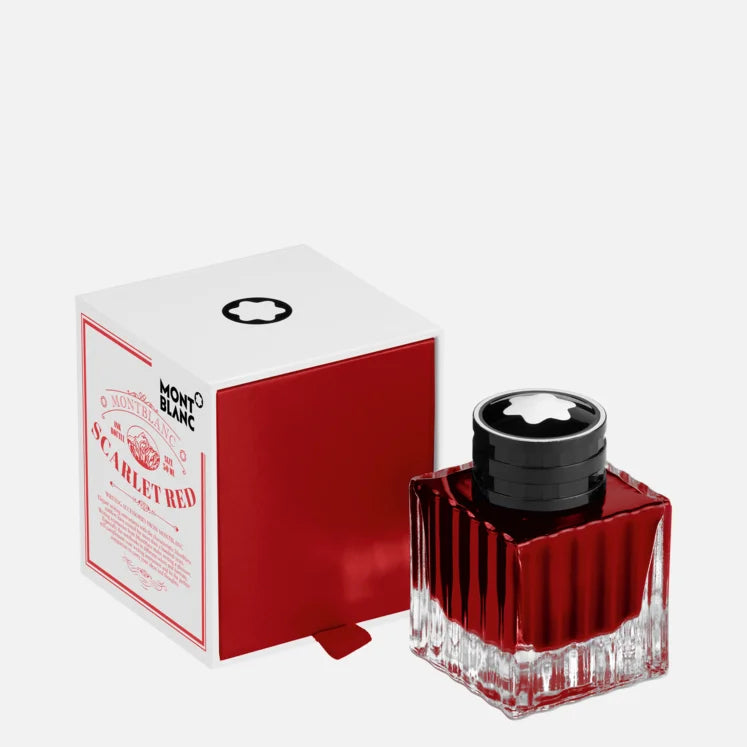 Montblanc Ink Bottle 50ml Fountain Pen - Homage to Arthur Conan Doyle - Scarlet Red