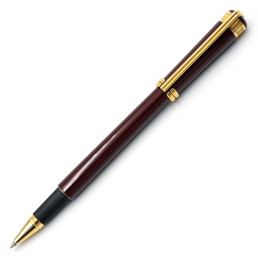 Christian Dior CD Rollerball Pen - Red Gold Trim - KSGILLS.com | The Writing Instruments Expert