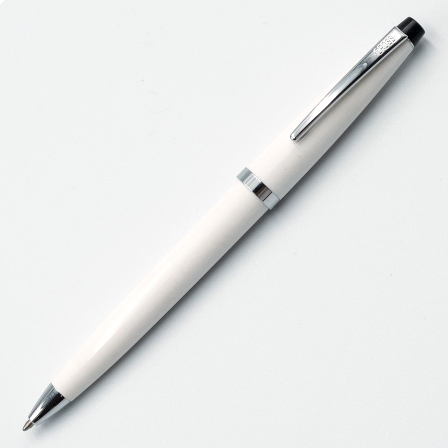 Cross Executive Ballpoint Pen - White (USA Classic Edition) - KSGILLS.com | The Writing Instruments Expert