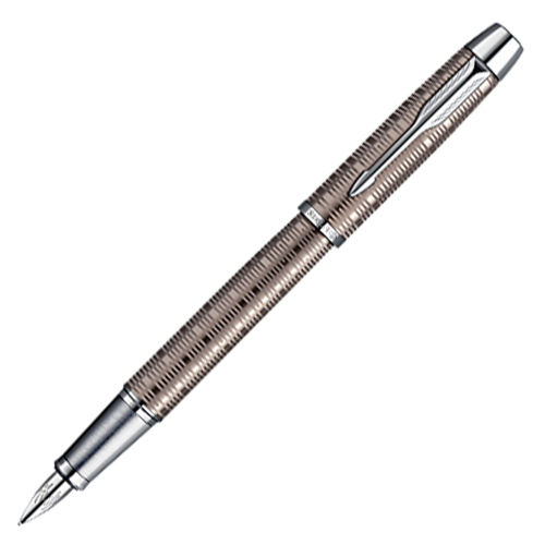 Parker IM Premium Fountain Pen - Brown Shadow Chrome Trim - KSGILLS.com | The Writing Instruments Expert
