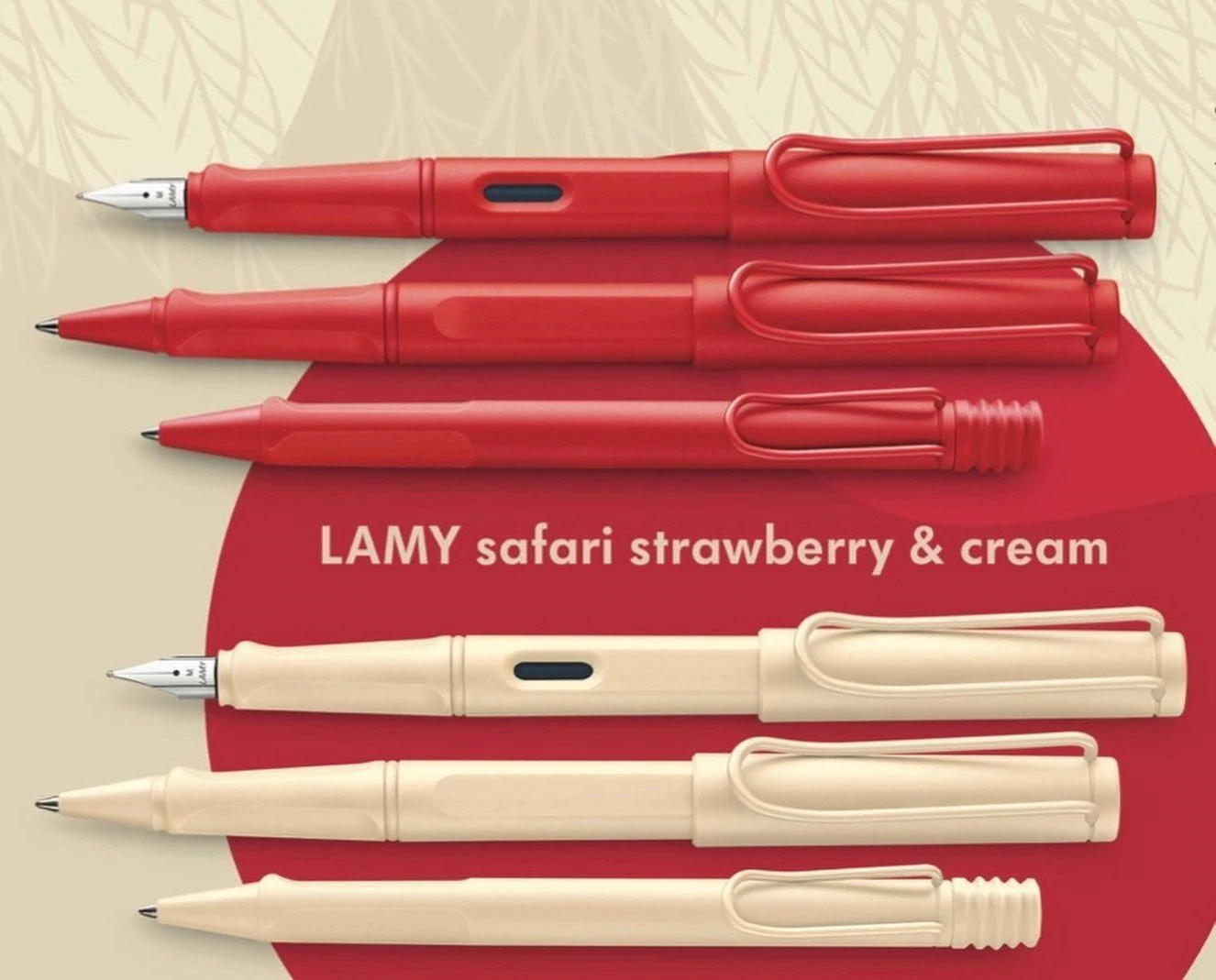 KSG set - Notebook SET & Double Pens (Lamy Safari Rollerball & Ballpoint Pen - Strawberry Cream Special Edition) with RHODIA A6 Notebook - KSGILLS.com | The Writing Instruments Expert