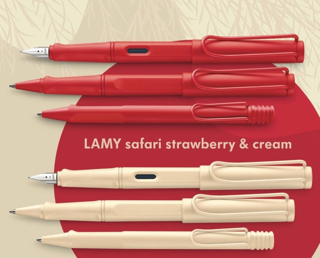 Lamy Safari Ballpoint Pen - Strawberry (Special Edition) - KSGILLS.com | The Writing Instruments Expert