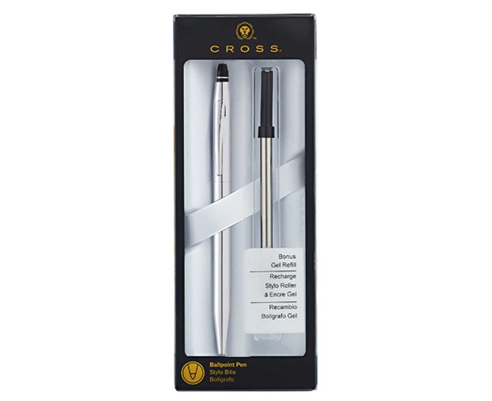 Cross Click Ballpoint Pen - Chrome Shinny Lustrous - KSGILLS.com | The Writing Instruments Expert