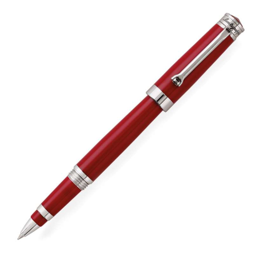 Montegrappa Parola Amarone Red Chrome Trim Rollerball Pen - KSGILLS.com | The Writing Instruments Expert