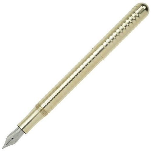 Kaweco Liliput Brass Wave Fountain Pen &#8211; M - KSGILLS.com | The Writing Instruments Expert