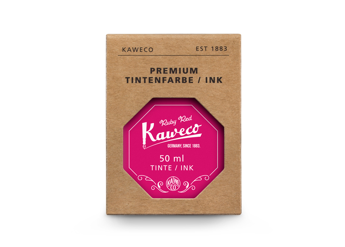 Kaweco Ink Bottle 50ml - Ruby Red - KSGILLS.com | The Writing Instruments Expert