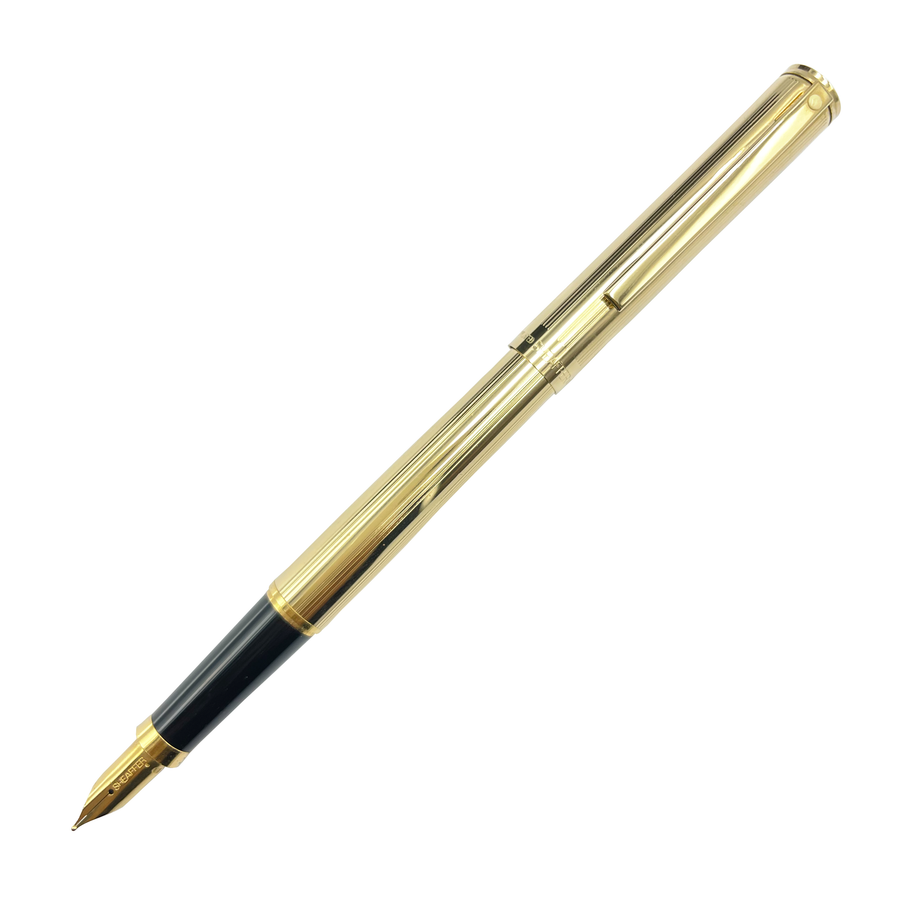 Sheaffer Fashion Fountain Pen - Brilliant Gold Trim (USA Classic Edition) - KSGILLS.com | The Writing Instruments Expert