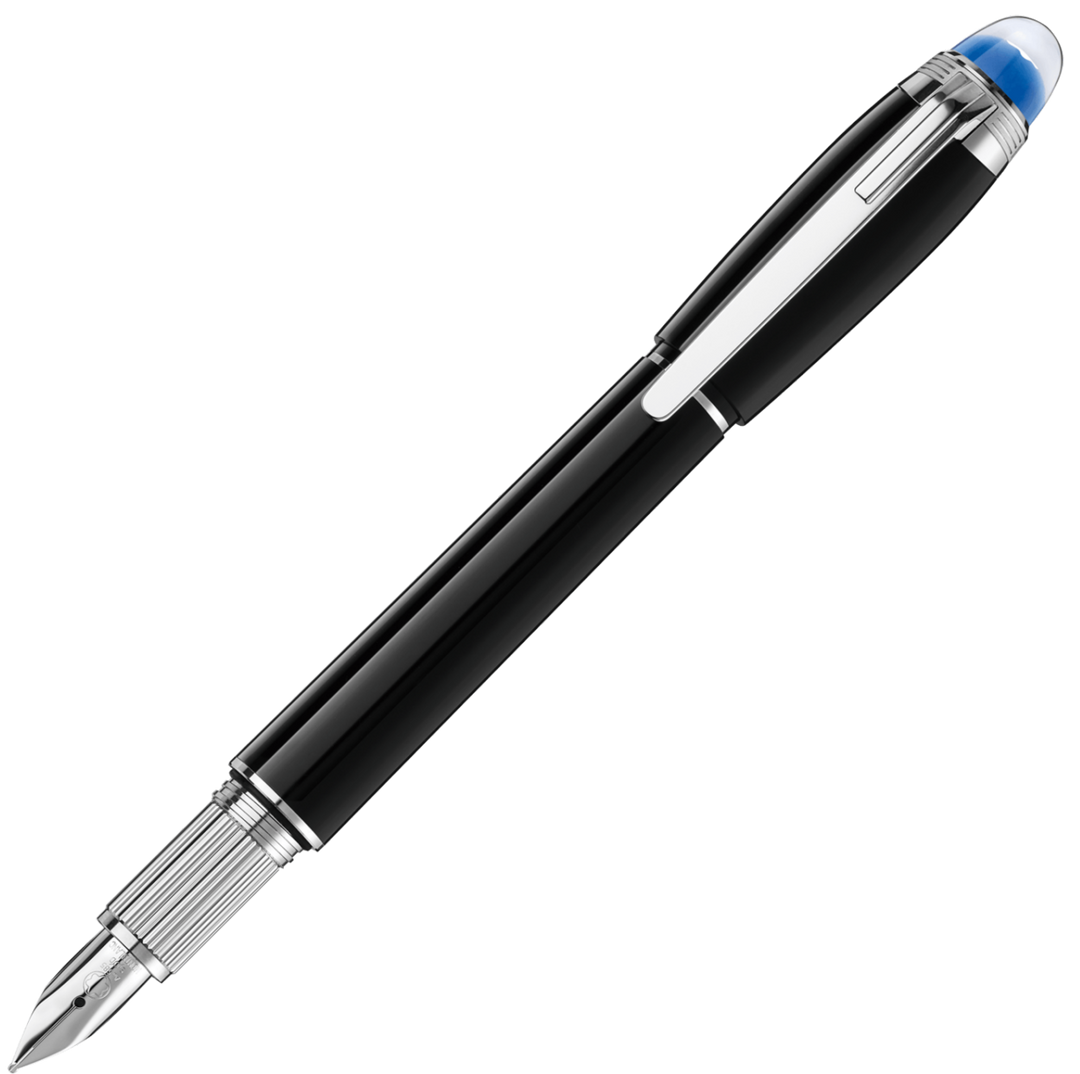 Montblanc StarWalker Precious Resin Fountain Pen - M (Medium) with Piston Converter (Blue Head) - KSGILLS.com | The Writing Instruments Expert