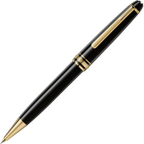 Montblanc Meisterstuck Classique Gold-Coated Mechanical Pencil 0.7 mm (165) - KSGILLS.com | The Writing Instruments Expert