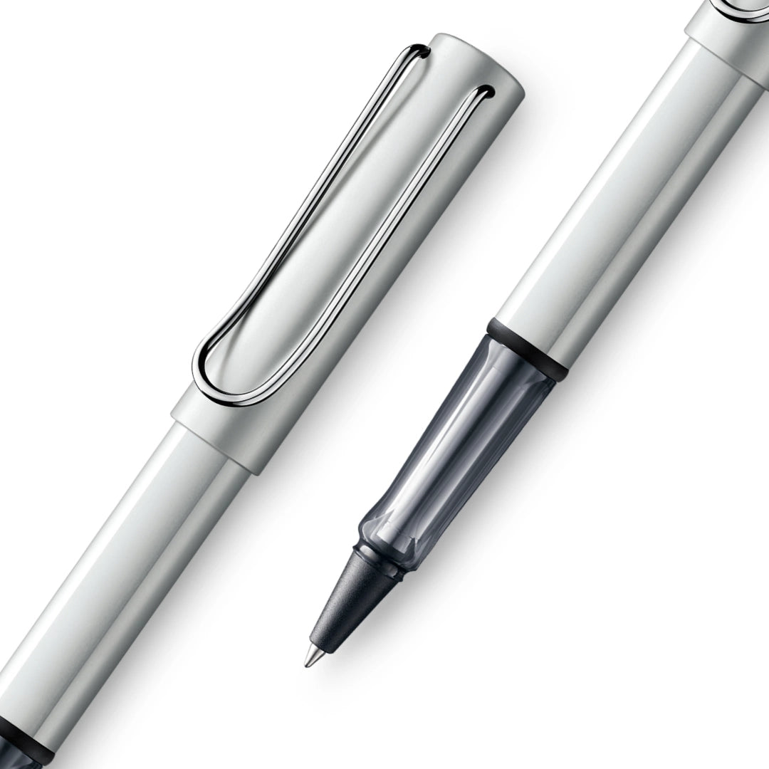 Lamy AL-Star Rollerball Pen - White Silver (2022 Special Edition) (with LASER Engraving) - KSGILLS.com | The Writing Instruments Expert