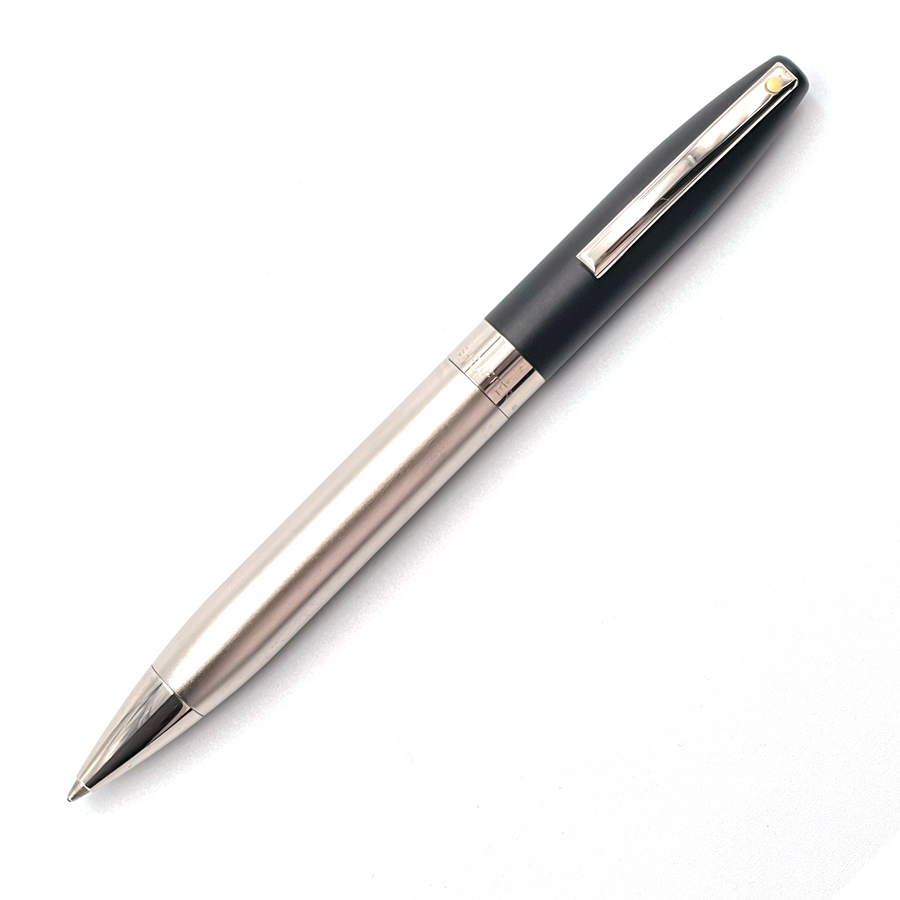 Sheaffer Legacy Heritage Ballpoint Pen - Sandblasted Platinum Chrome Trim (USA Classic Edition) - KSGILLS.com | The Writing Instruments Expert
