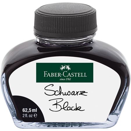 Faber-Castell Ink Bottle (62.5ml) - Black - KSGILLS.com | The Writing Instruments Expert