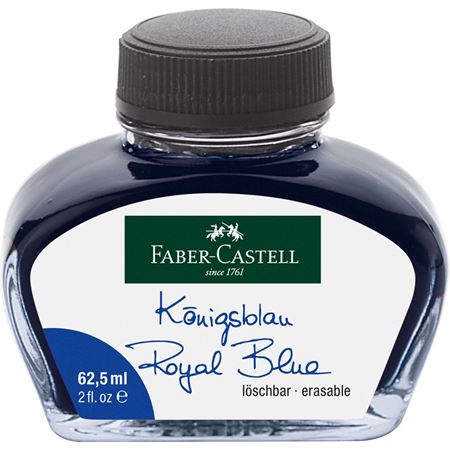 Faber-Castell Ink Bottle (62.5ml) - Royal Blue - KSGILLS.com | The Writing Instruments Expert