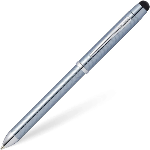 Cross Tech3+ Multifunction Pen - Frosty Steel (with Stylus) - KSGILLS.com | The Writing Instruments Expert