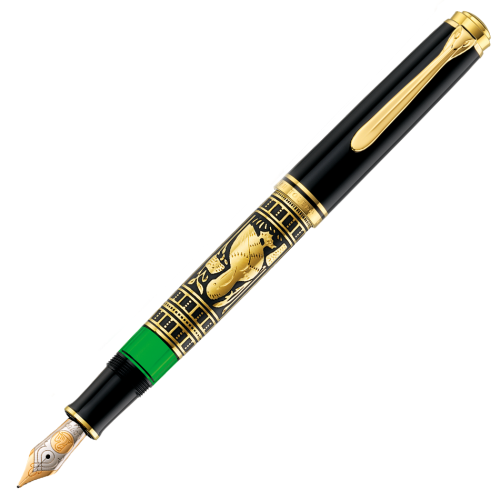 Pelikan M700 Toledo Gold Fountain Pen - KSGILLS.com | The Writing Instruments Expert