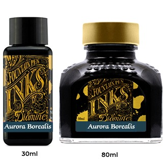 Diamine Ink Bottle (30ml / 80ml) - Aurora Borealis - KSGILLS.com | The Writing Instruments Expert
