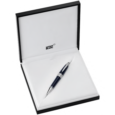 Montblanc John F. Kennedy Special Edition Dark Blue Ballpoint Pen (Great Characters Edition) - KSGILLS.com | The Writing Instruments Expert