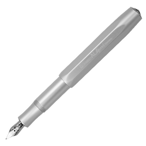KSG set - Kaweco AL Sport Fountain Pen - Silver Chrome Trim - KSGILLS.com | The Writing Instruments Expert