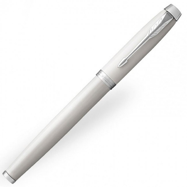 X-Parker IM Rollerball Pen - White Chrome Trim  - Refill Black Fine (F) - KSGILLS.com | The Writing Instruments Expert