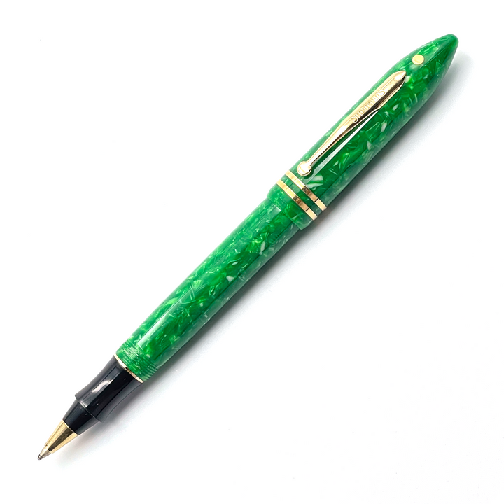 Sheaffer Balance Rollerball Pen - Green Jade Resin (USA Classic Edition) - KSGILLS.com | The Writing Instruments Expert