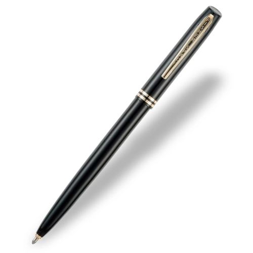 Fisher Space Pen - Cap-O-Matic Shiny Black Lacquer Gold Trim - KSGILLS.com | The Writing Instruments Expert