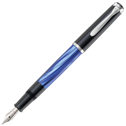 Pelikan Classic M205 Blue Marbled Fountain Pen - KSGILLS.com | The Writing Instruments Expert