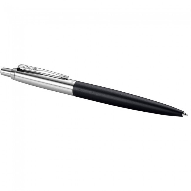 Parker Jotter Classic Ballpoint Pen - Black Matte Bond Street Chrome Trim - KSGILLS.com | The Writing Instruments Expert