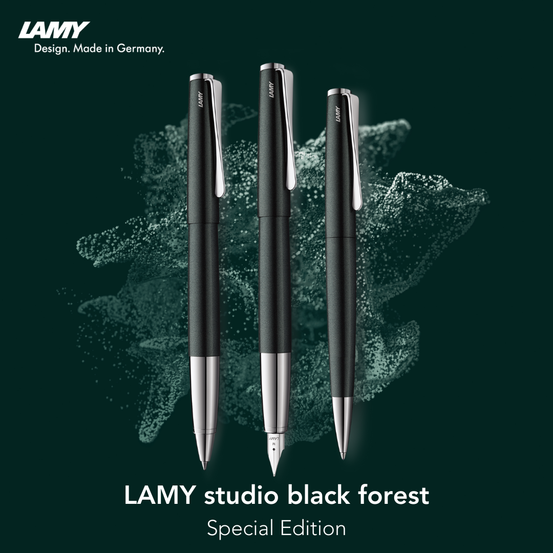 Lamy Studio Rollerball Pen - Black Forest [Dark Green Black] (Special Edition) - KSGILLS.com | The Writing Instruments Expert