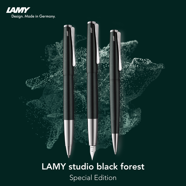 Lamy Studio Ballpoint Pen - Black Forest [Dark Green Black] (Special Edition) - KSGILLS.com | The Writing Instruments Expert