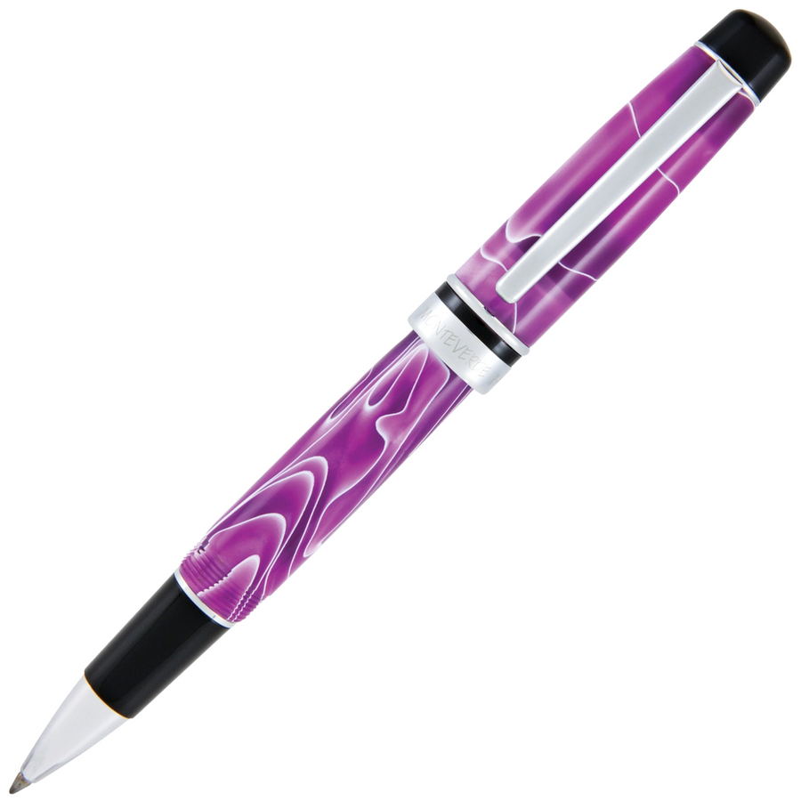 Monteverde Prima Rollerball Pen - Purple Swirl - KSGILLS.com | The Writing Instruments Expert