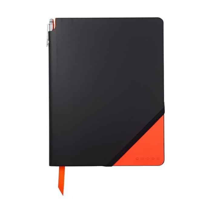 CROSS Notebook - Jotzone Lined - Black Orange - A5+ - KSGILLS.com | The Writing Instruments Expert