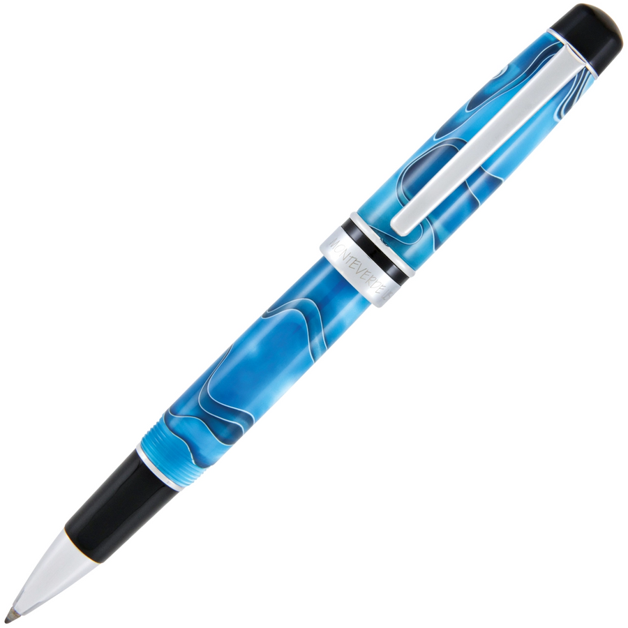 Monteverde Prima Rollerball Pen - Turquoise Swirl - KSGILLS.com | The Writing Instruments Expert