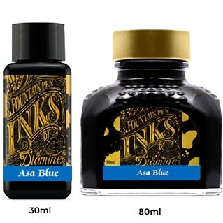 Diamine Ink Bottle (30ml / 80ml) - Asa Blue - KSGILLS.com | The Writing Instruments Expert