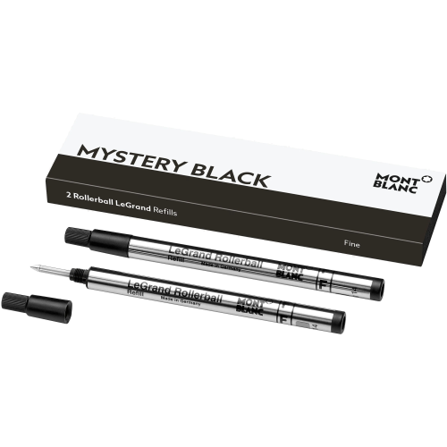 Montblanc Refill Rollerball LEGRAND (Pack of 2) - Mystery Black - Fine (F) - KSGILLS.com | The Writing Instruments Expert