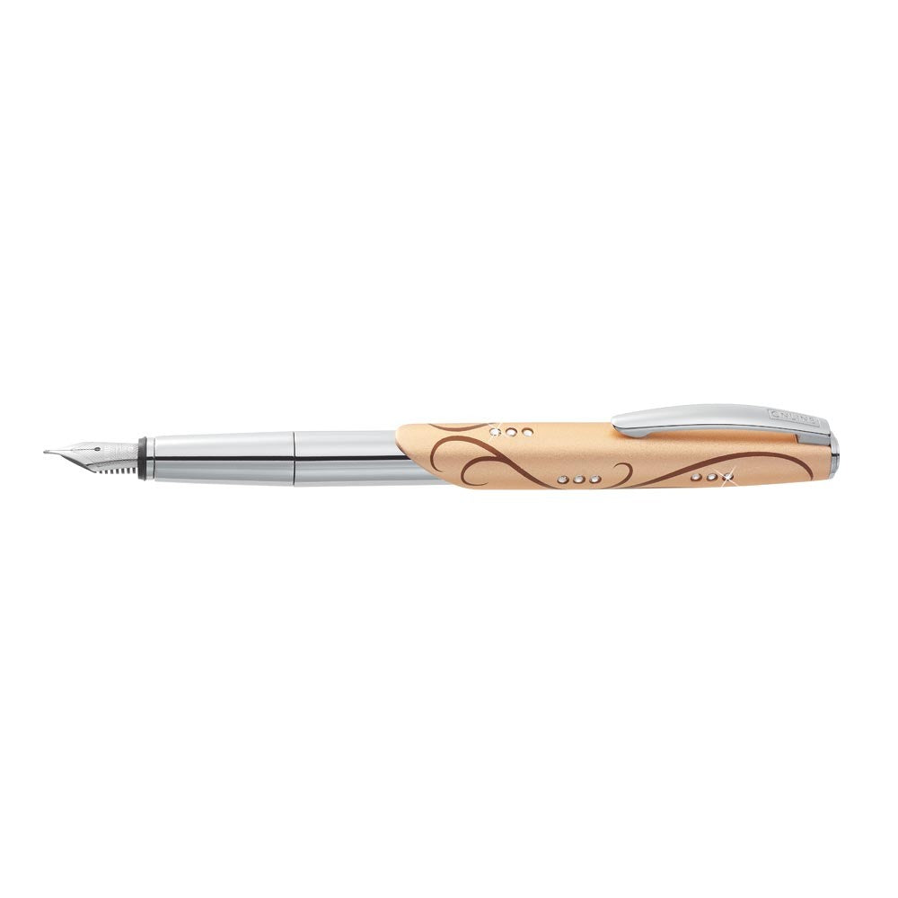 Online Sinfonie Fountain Pen SET - Crystal Champagne Gold (with SWAROVSKI) - KSGILLS.com | The Writing Instruments Expert