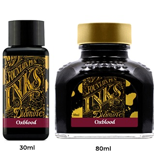 Diamine Ink Bottle (30ml / 80ml) - Oxblood - KSGILLS.com | The Writing Instruments Expert