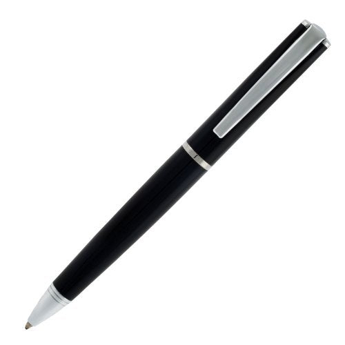 Monteverde Impressa Ballpoint Pen - Black Chrome Trim - KSGILLS.com | The Writing Instruments Expert