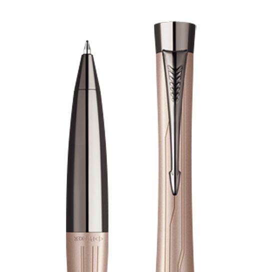 Parker Urban Premium Ballpoint Pen - Metallic Pink Black Trim (with KSGILLS Premium Gift Box) - KSGILLS.com | The Writing Instruments Expert