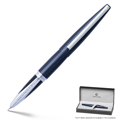 Sheaffer Taranis Fountain Pen - Metallic Blue - KSGILLS.com | The Writing Instruments Expert