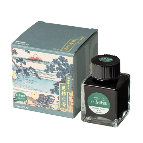 Taccia Ukiyo-e Ink Bottle (40ml) - Sabi Midori - KSGILLS.com | The Writing Instruments Expert