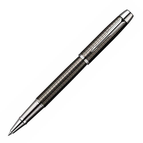 Parker IM Premium Deep Gun Metal Chrome Trim Rollerball Pen - KSGILLS.com | The Writing Instruments Expert