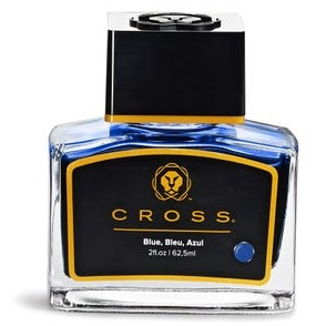 Cross Ink Bottle for Fountain Pens - 62.5ml - Blue - KSGILLS.com | The Writing Instruments Expert