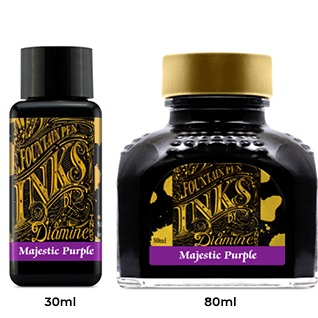 Diamine Ink Bottle (30ml / 80ml) - Majestic Purple - KSGILLS.com | The Writing Instruments Expert