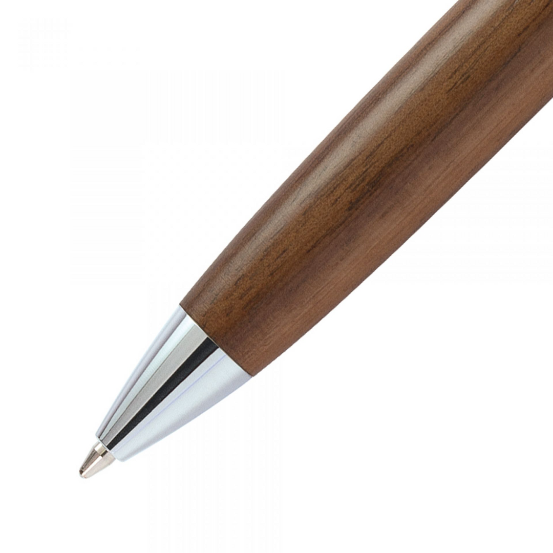 Online Mini Wood Ballpoint Pen - Walnut Brown (Mini Sized with Stylus) - KSGILLS.com | The Writing Instruments Expert