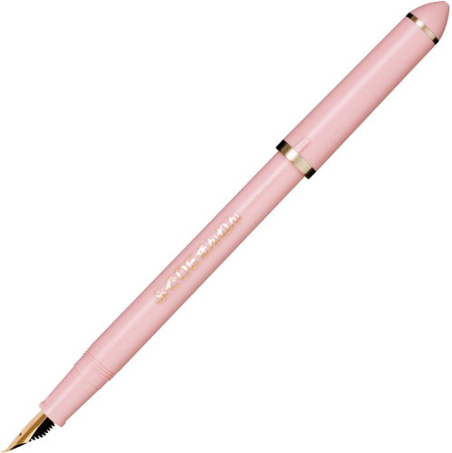 Sailor Fude De Mannen Pink GT Calligraphy Pen - MF - 40 Degrees - KSGILLS.com | The Writing Instruments Expert