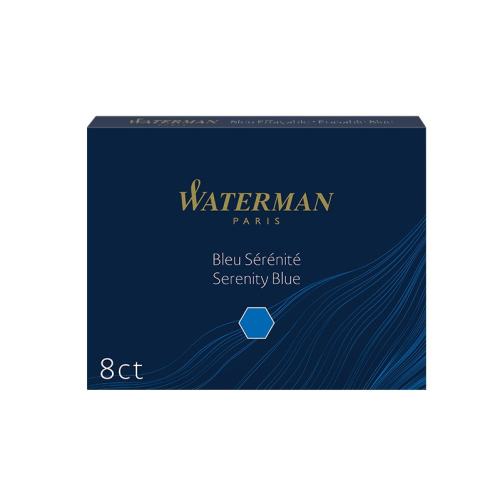 Waterman Ink Cartridges - Serenity Blue - KSGILLS.com | The Writing Instruments Expert