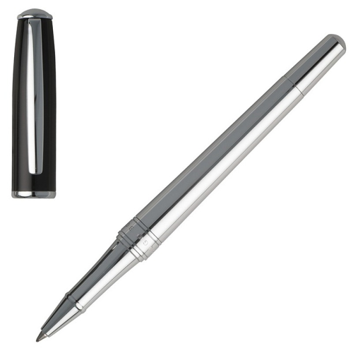 Hugo Boss Essential Black Rollerball Pen - KSGILLS.com | The Writing Instruments Expert