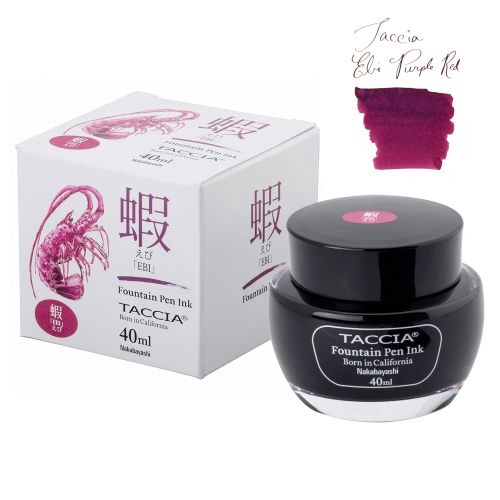 Taccia Sunao-iro Ink Bottle (40ml) - Ebi (Purple Red) - KSGILLS.com | The Writing Instruments Expert