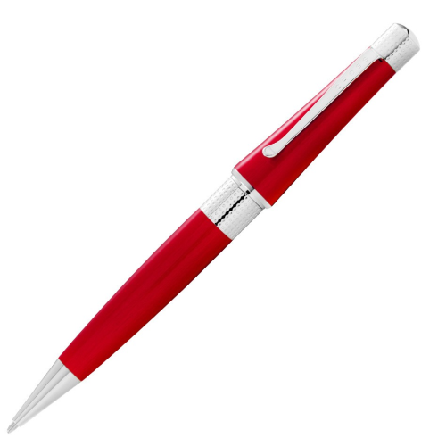 Cross Beverly Ballpoint Pen - Translucent Red Lacquer - KSGILLS.com | The Writing Instruments Expert